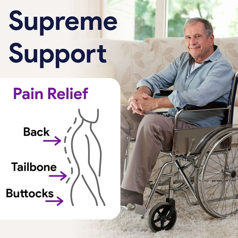 ProHeal Wheelchair Back Lumbar Pillow 24 x 19