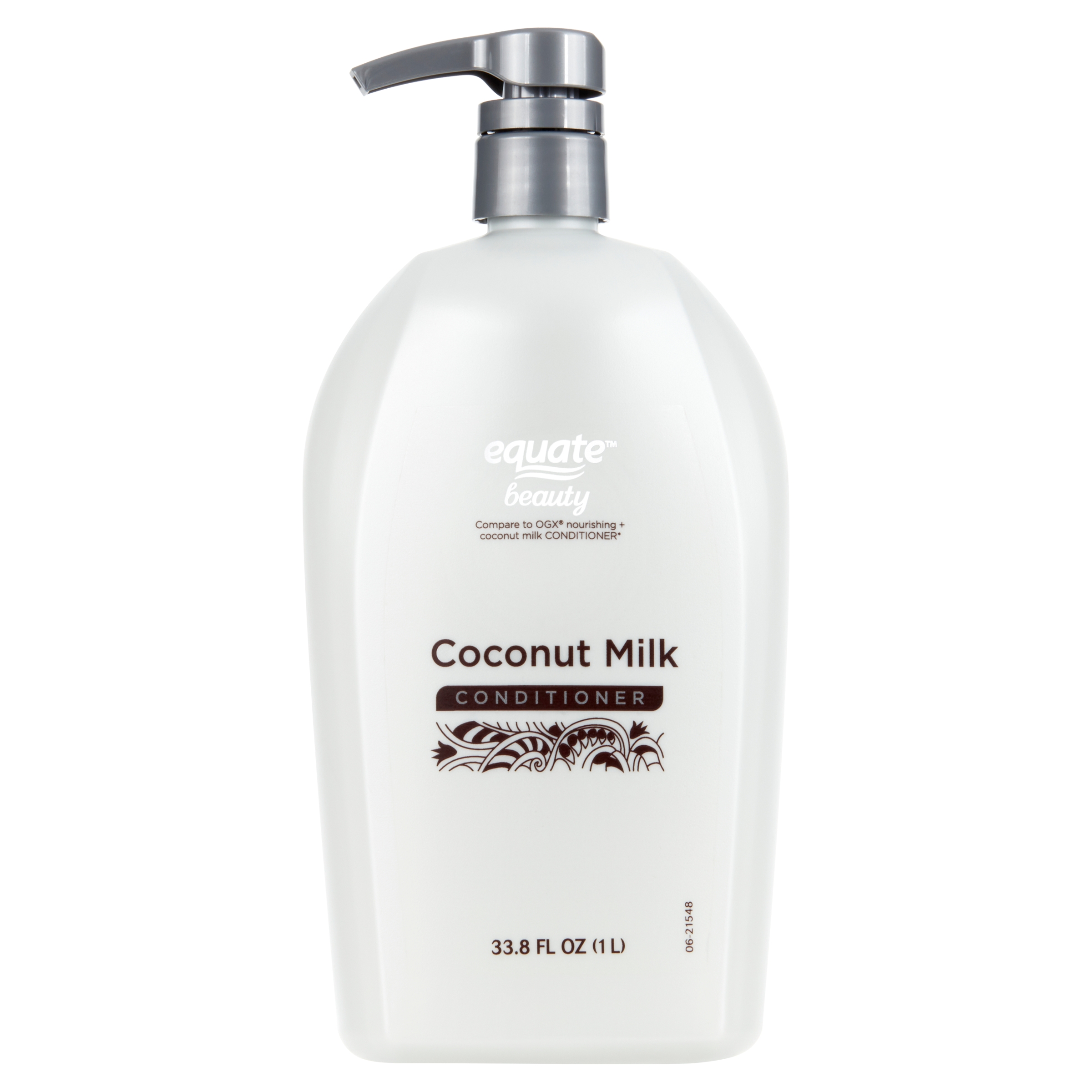 Equate Coconut Milk Conditioner for Hair Care, 33.8 fl oz, Compare to OGX® Nourishing + Coconut Milk Conditioner