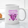 thumbnail image 3 of CafePress - 2 Corinthians 5:17 Mug - 11 oz Ceramic Mug - Novelty Coffee Tea Cup, 3 of 4