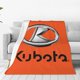 thumbnail image 1 of Manta de cama con el logotipo de Kubota, manta de forro polar, manta de felpa suave y cálida para el hogar, camping, viajes, 40 x 30 pulgadas, 1 of 5