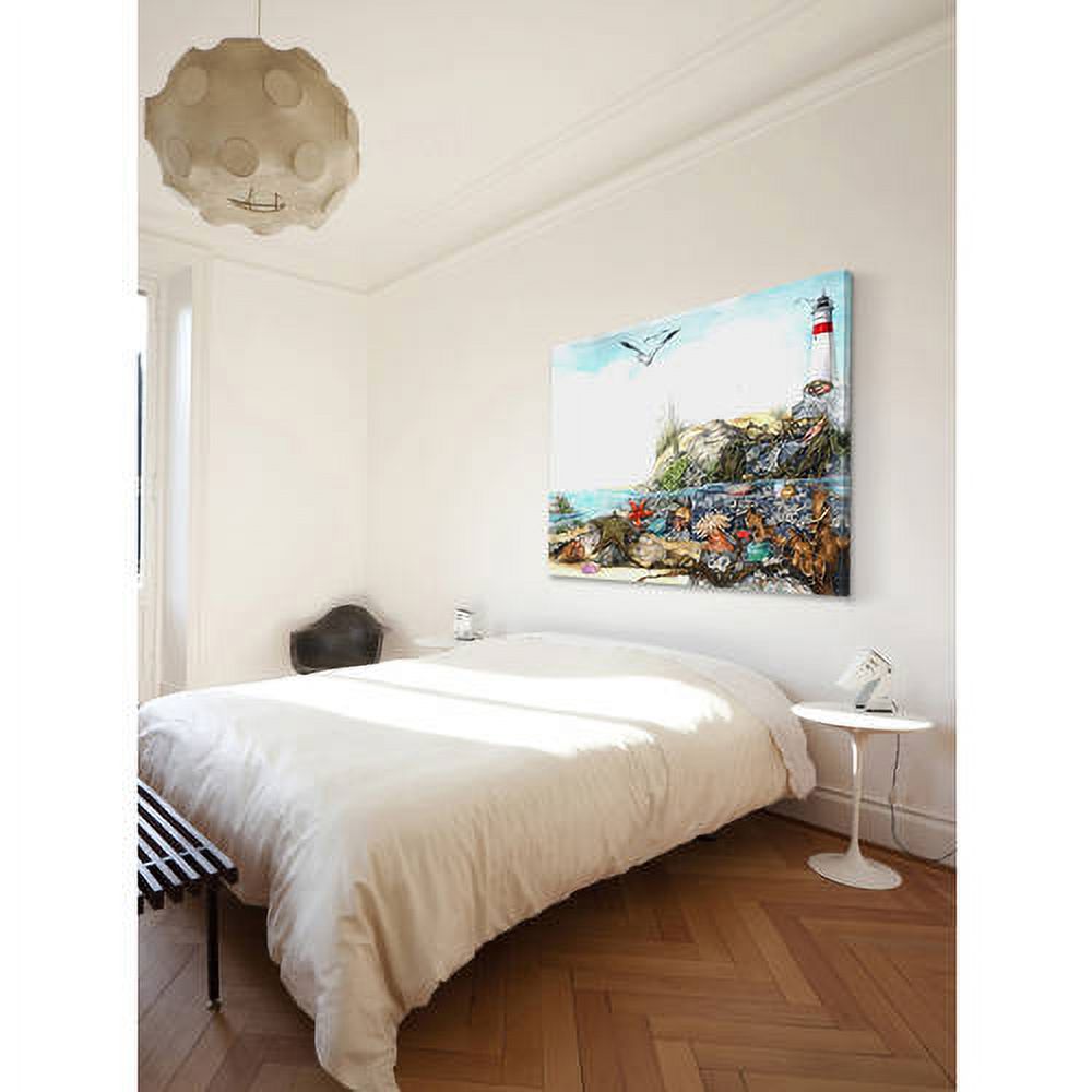 Marmont Hill - "Undersea Life" Painting Print on Wrapped Canvas