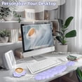 thumbnail image 2 of Set de reposamuñecas, teclado y reposamanos Sushret Cloud Purple, 2 of 7