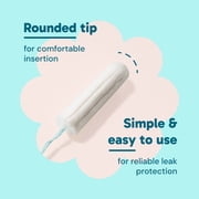 o.b. Tampons Super Plus Absorbency, Applicator Free Tampons, Fragrance-Free - 40ct