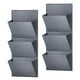 thumbnail image 3 of Organizador de zapatos para puerta de 2 piezas, zapatero plegable para lavandería gris, 3 of 9