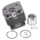 thumbnail image 4 of Kit de pistón de cilindro de 44 mm 4116 020 1215 de repuesto para Stihl FS400 FS450 FS480 SP400 FR450, 4 of 14