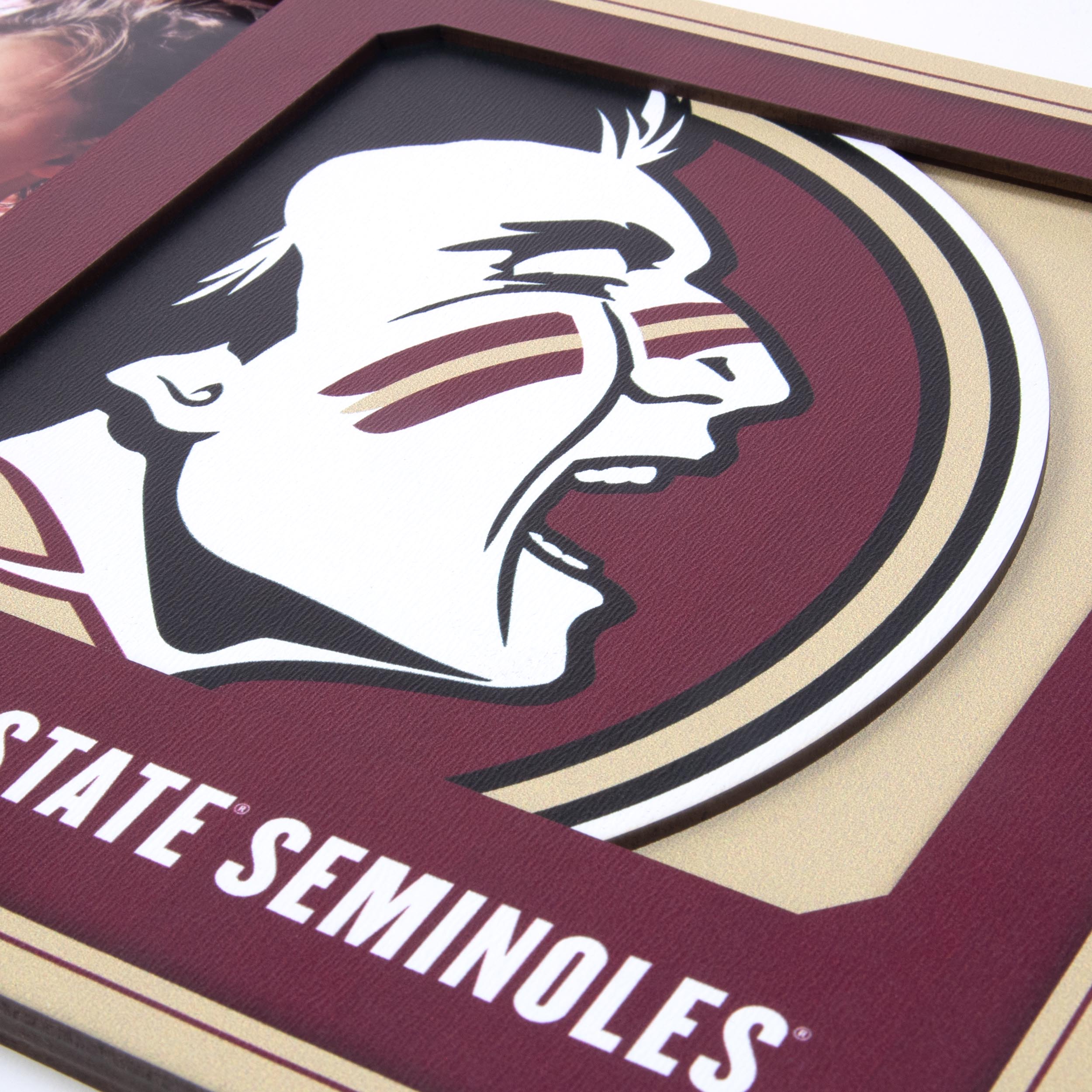 Florida State Seminoles 3D Logo Picture Frame