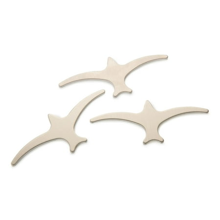 

WoodRiver Aluminum Seagull Inlays – Large - 3 Pack