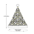 thumbnail image 3 of Cauagu Panda With Crown And Stars for Adult Christmas Hat,1-Pack Xmas Holiday Hat Santa Hat for Women & Men Festive Headwear Accessories Fit for Christmas/New Year/Party, 3 of 6