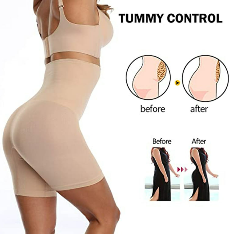 Mægtig butik Kontrovers Women High Waisted Body Shaper Shorts Tummy Control Plus Size Shapewear  Waist Trainer Shorts Anti-Slip Knickers - Walmart.com