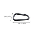 thumbnail image 6 of Kesenlong Carabiners 5Pcs Metal Carabiner Clip Key Chain Buckle Aluminum Alloy Buckle Metal Carabiner, 6 of 9