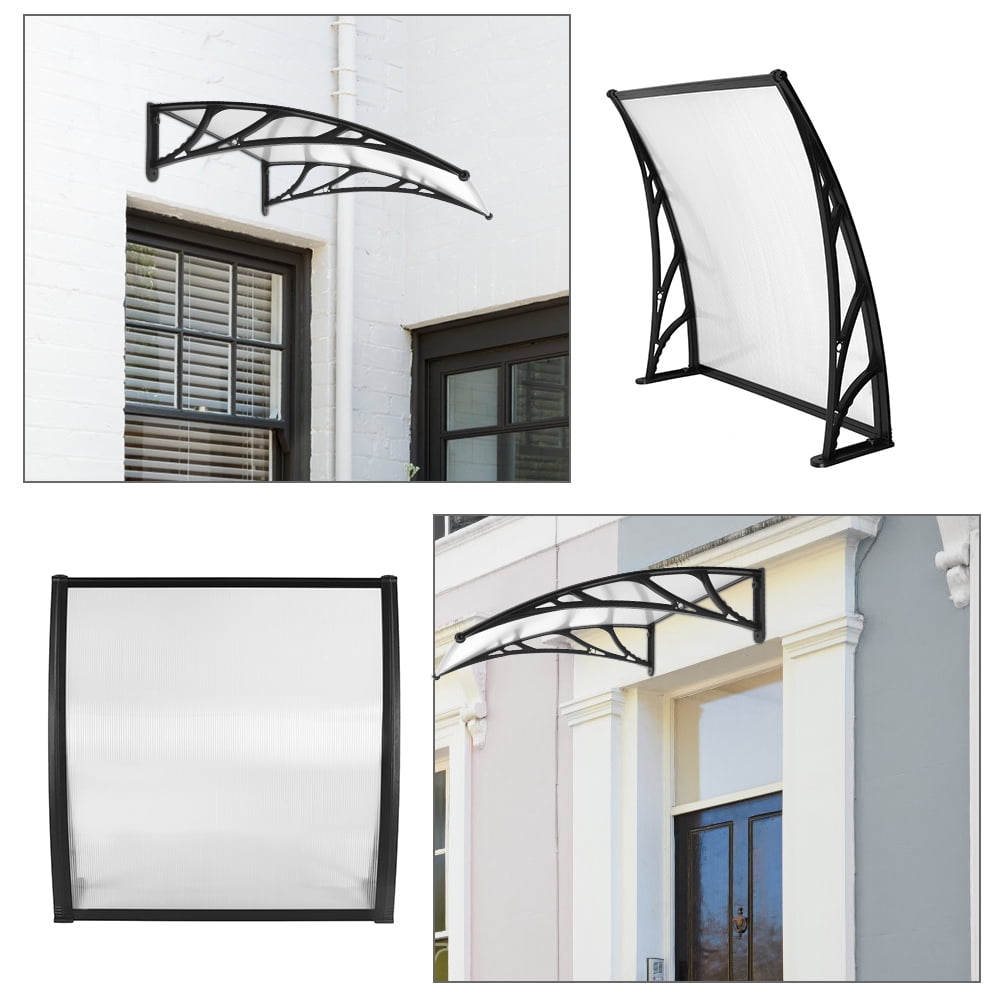 Mgaxyff 1M*1M Outdoor Window Door Awning Canopy Patio UV Rain Snow Sun