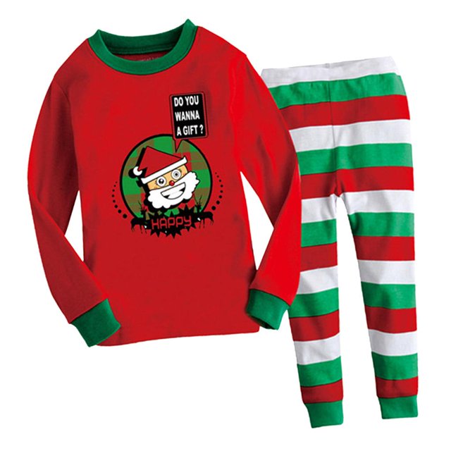 Pantalones largos de Navidad para Niños Unisex Sunnimix con diseño de Santa Claus multicolor