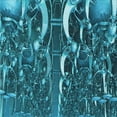 thumbnail image 1 of Ahgly Company Tapis de Zone Carré Lavable en Machine, Turquoise Foncé Vert, 5 Pieds Carré, 1 of 7
