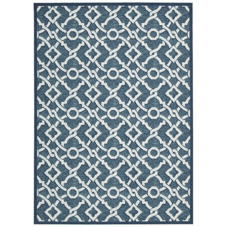 Nourison Waverly Treasures Artistic Twist Blue Jay Area Rug by (8' x 10')