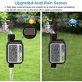 thumbnail image 3 of Temporizador de riego automático, temporizador de riego automático para jardín, generador de riego automático, con función de bloqueo para niños, resistente al agua, pantalla LCD grande, 3 of 5