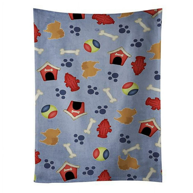 Carolines Treasures BB3942KTWL Pomeranian Dog House Collection Kitchen Towel