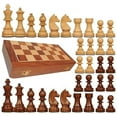 thumbnail image 3 of 16" Travel Folding Sheesham Wood Chess Set, 3 of 3