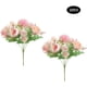 thumbnail image 1 of Ramo de flores falsas peonía artificial ramo de novia artificial ramo de flores artificiales boda fiesta decoración del hogar flor sala de estar arreglo floral decoración (rosa) - oso de fresa Electrónica, 1 of 5