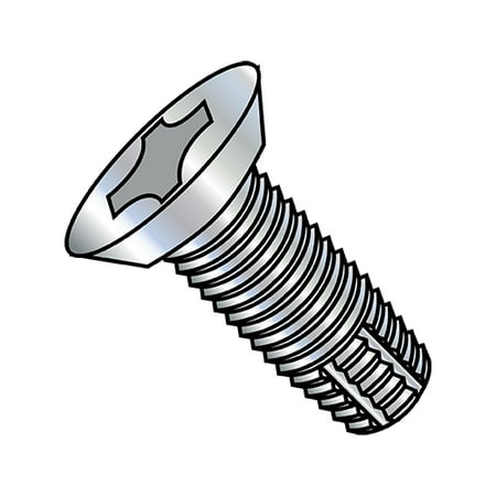 

8-32X5/16 Phillips Flat Undercut Thread Cutting Screw Type F Fully Threaded Zinc (Pack Qty 10 000) BC-0805FPU