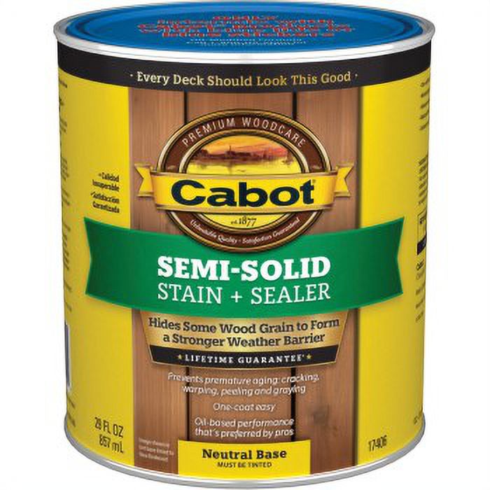 Cabot Deck Stain, Neutral Base Qt