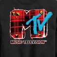thumbnail image 3 of MTV Logo - Grunge Plaid - Toddler And Youth Crewneck Fleece Sweatshirt, 3 of 5
