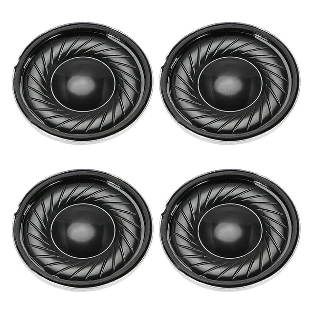 Unique Bargains 4 Pcs Haut-Parleur à Aimant Interne Rond 8 Ohms 2W 23mm Dia Coque en Acier