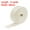Cream White, variant on Uxcell Twill Elastic Band Double-Side Flat Elastic Ribbon Cords for Sewing Waistband Black 2 Yard