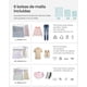 thumbnail image 4 of SONGMICS Cesto de Ropa Sucia con Tapa Extraíble y Bolsa Lavable 130 L, 4 of 5