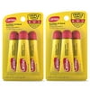 2 pack Carmex Medicated Lip Balm Tubes 3ct each Lip Moisturizer for Dry, Chapped Lips
