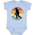 thumbnail image 3 of Inktastic Hockey Player Retro Sunset Boys or Girls Baby Bodysuit, 3 of 5