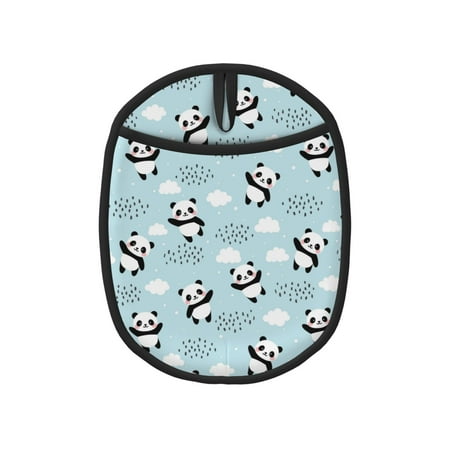 

Sikiie Cute Panda Bear Silicone Pot Holders Oven Mitts Heat Resistant Hot Pads Non Slip Pot Holder for Kitchen Baking and Cooking 9.4 x 7.5 Inches