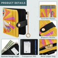 thumbnail image 5 of Small Wallet For Women Bifold Leather Pocket Coin Credit Card Holder With RFID Blocking Pelican with An Open Beak, 5 of 6