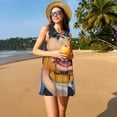thumbnail image 3 of Lsque Sml Jeffy Pattern Summer Dresses for Women – Sleeveless T-Shirt Swing Sundress, Perfect for the Beach and Casual Days, 3 of 6