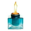 Tiki Clean Burn Glass Teal 5.2 in. Tabletop Torch