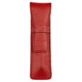 thumbnail image 4 of DiLoro Étui à Stylos Simple en Cuir Buffalo Épais Pleine Fleur Rouge Buffalo, 4 of 4