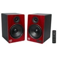 thumbnail image 4 of Rockville HTS8C Bundle: 8 Inch Powered Home Theater Speakers, RMC-XLR Mic, IPS20 Stand, RVSM1 Stands, Audio Kit, 4-items, 4 of 11