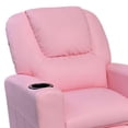 thumbnail image 3 of Sillón reclinable juvenil Benzara Nik 56 cm acolchado rosa, 3 of 5