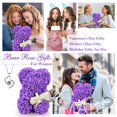 thumbnail image 4 of K Kymake Regalos Del Día De San Valentín Para Ella Oso De Rosa Regalos Para Mujer Oso De Peluche Rosa Regalos De Cumpleaños Para Novia Esposa Oso De Flores Con Collar Te Amo En 100 Idiomas, 4 of 5