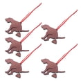 thumbnail image 3 of Colgante colgante de madera para árbol de Navidad, 5 piezas, perro caca, casa de muñecas navideña, perro en miniatura, caca de perro, adorno navideño, diseño de última generación, 3 of 5