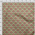 thumbnail image 3 of oneOone Viscose Chiffon Fabric Argyle Style Ikat Decor Fabric Printed BTY 42 Inch Wide, 3 of 4