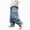 Blue, variant on Cdudpw Boys Baggy Jeans, Y2K Pants with Cartoon Embroidery - Fashion Loose Fit Casual Pants with Pockets for Kids.