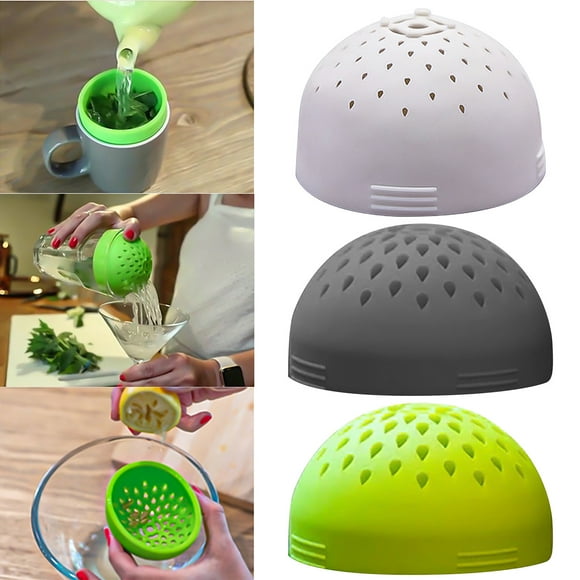 PVCS 3PC Creative Silicone Multifunctional Mini Kitchen Colander Mini Strong Absorption Canning Tool Colander Drainage Accessories