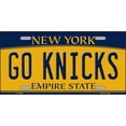 thumbnail image 1 of Go Knicks Novelty Metal License Plate Tag LP-13459, 1 of 3