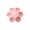 Pink, variant on Flower‑shaped Multi‑compartment Pet Feeding Bowl, Plastic Multi‑pet Shared Food Water Bowl, Easy‑clean Divided Feeder for Cats Dogs Puppies,13.78in Blue