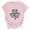 Pink, variant on Jamicy Summer Tops for Women St. Patrick's Day Fashion Womens St Patricks Day Shamrock T-Shirts Happy Go Lucky Shirts Irish Clover Tee Tops