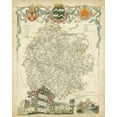 thumbnail image 2 of Unknown 12x14 White Modern Wood Framed Museum Art Print Titled - Map of Herefordshire, 2 of 4