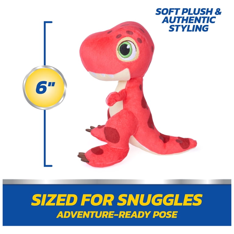 PAW Patrol The Dino Movie Rhubarb T-Rex 6" Plush Toy photo 2