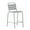 Silver, variant on Flash Furniture Lila Indoor-Outdoor Restaurant Bar Height Stool with Slat Back Silver (TLH015H)