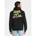 thumbnail image 3 of SpongeBob SquarePants Men's & Big Men's Graphic Fleece Hoodie with Long Sleeves, Sizes S-3XL, 3 of 5
