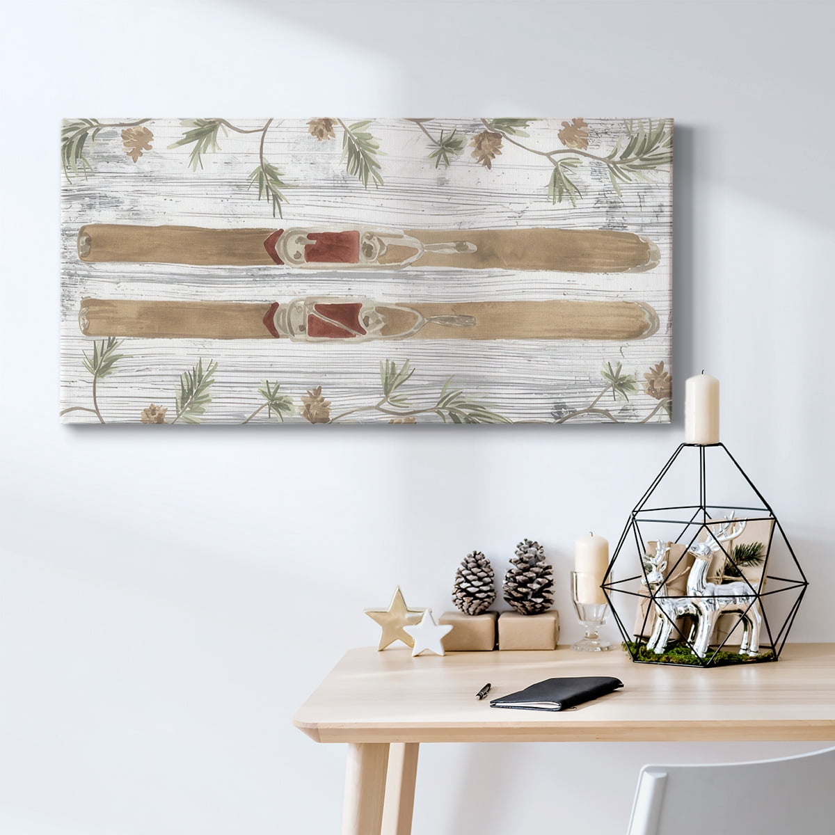 Pinecone Lodge Collection D- Gallery Wrapped Canvas